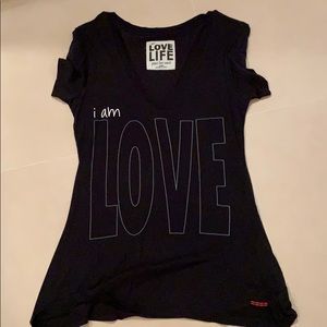 Peace Love World V-Neck